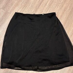 Lucy in the Sky Black Mini Skirt
